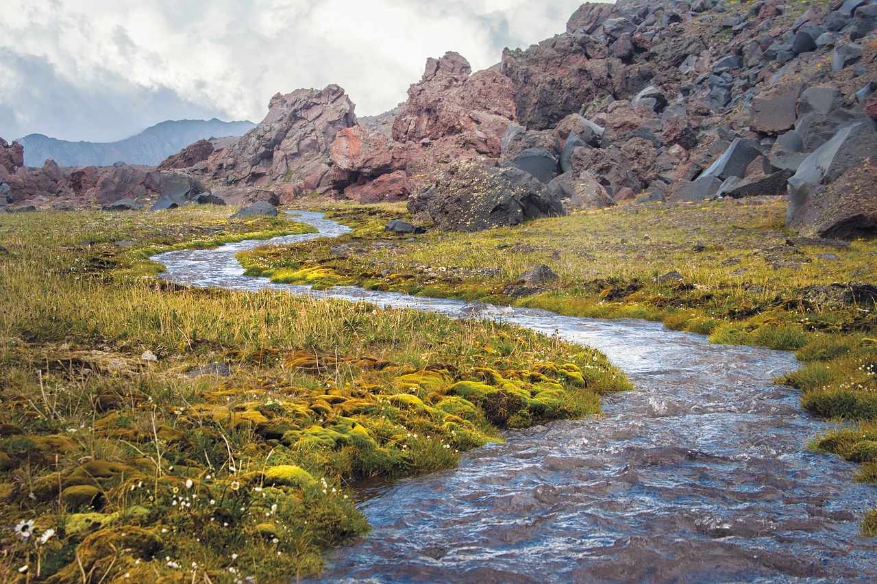 caucasus russia elbrus river 5302236